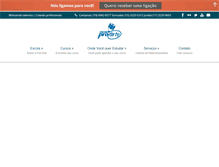 Tablet Screenshot of escolaproarte.com.br